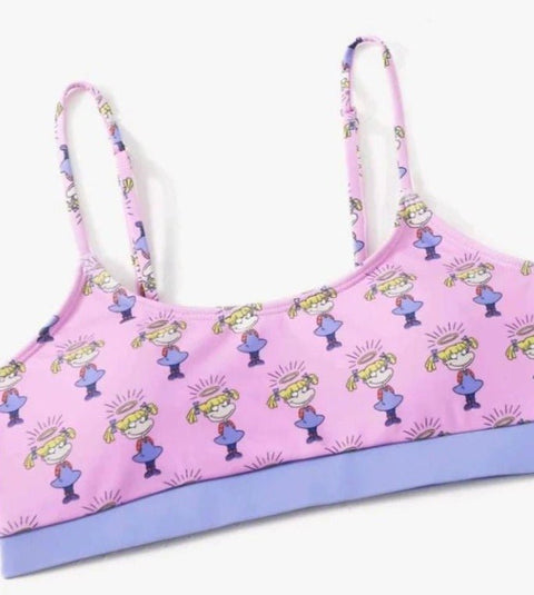 Angelica Rugrats Print Pink Bikini Swimwear - BEAUTY BAR