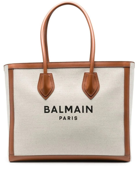 Balmain B-Army Shopper Tote Bag - BEAUTY BAR