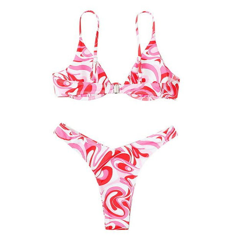 Bikini Sets Two Piece Multi Color - BEAUTY BAR