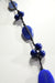 Blue agate with black leather - BEAUTY BAR