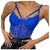 Blue Lace Top With V End And Chest Strap - BEAUTY BAR