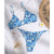 Blue Two-Piece Bikini Set - BEAUTY BAR