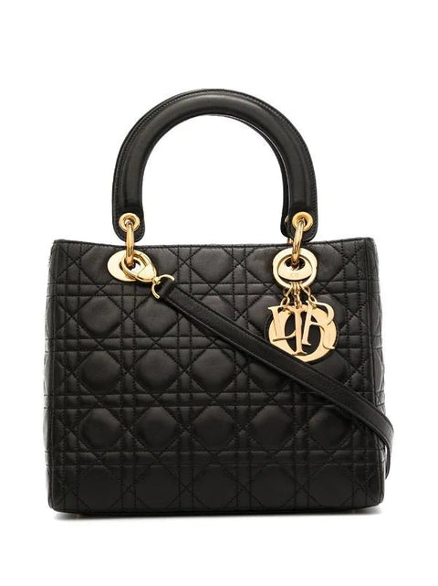 Christian Dior Lady Bag Matt Black Cannage - BEAUTY BAR
