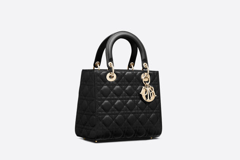 Christian Dior Lady Bag Matt Black Cannage - BEAUTY BAR