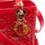 Christian Dior Medium Lady Bag Red - BEAUTY BAR