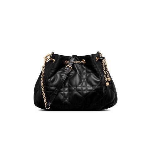 Dior Ammi Bag Black Supple Macrocannage Lambskin - BEAUTY BAR