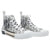 Dior Oblique B23 High Top Sneakers in White Canvas - BEAUTY BAR