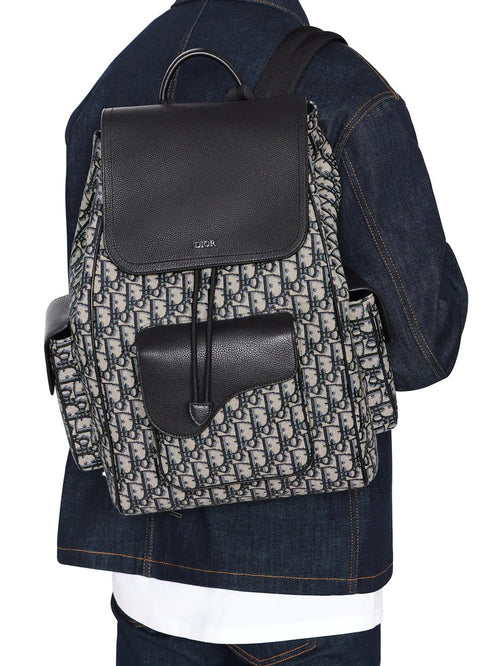 Dior Oblique Large Saddle Backpack - BEAUTY BAR