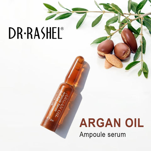Dr.Rashel, Argan Oil Ampoule Serum, Anti-aging Complexion - 7 Ampoules x 2 ML - BEAUTY BAR