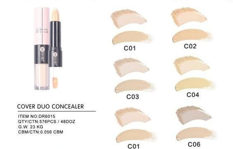 Dr.Rashel Cover Duo Concealer 2 in 1 Matte Stick & Illuminating Liquid for Girls & Womens - CO4 - BEAUTY BAR