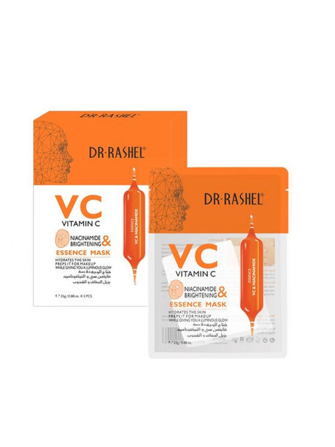 Dr.Rashel VC Vitamin C Essence Mask ( 5 Pcs ) - BEAUTY BAR