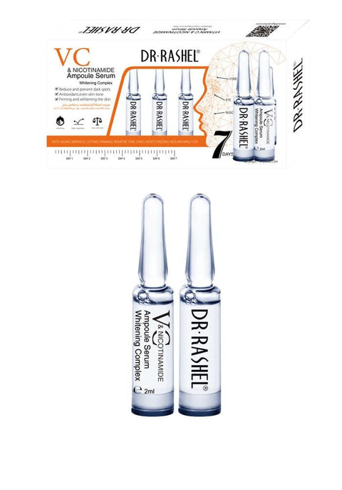Dr.Rashel Vitamin C Nicotinamide Ampoule - 7 Ampoules x 2 ML - BEAUTY BAR