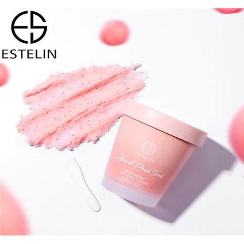 Estelin Apricot & Peach Whitening Face & Body Scrub - BEAUTY BAR