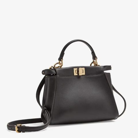 Fendi Black Leather Peekaboo - BEAUTY BAR