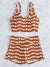 Geometric Print Bikini Swimsuit Multicolor - BEAUTY BAR