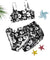 Girlie Black Bikini Bathing Suit 3 Piece With Skirt - BEAUTY BAR