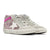 Golden Goose Grey and Pink Glitter Mid Star Sneakers - BEAUTY BAR
