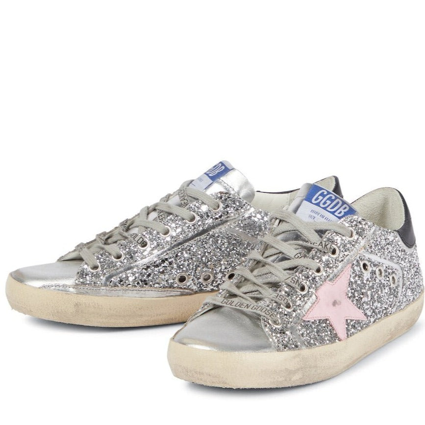 Golden Goose Super-Star Embellished Leather Sneakers 3