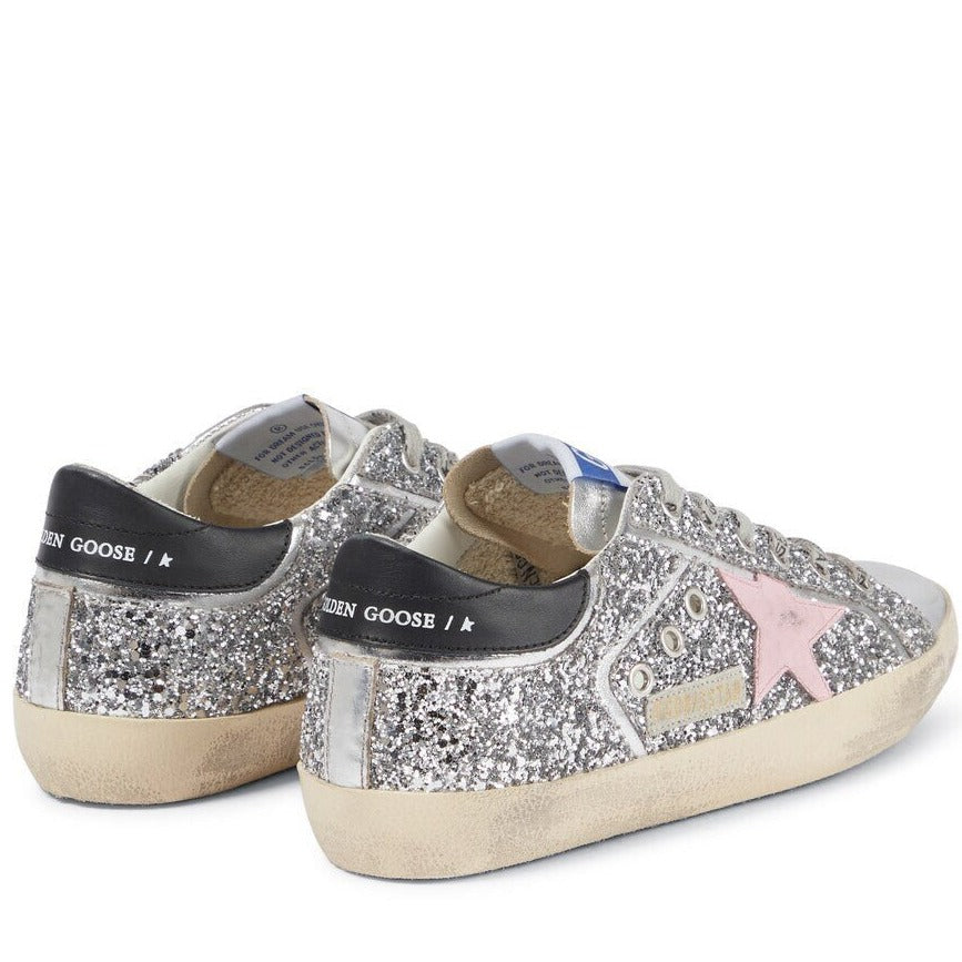 Golden Goose Super-Star Embellished Leather Sneakers 2