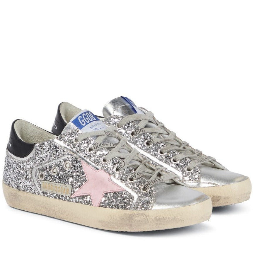 Golden Goose Super-Star Embellished Leather Sneakers 4