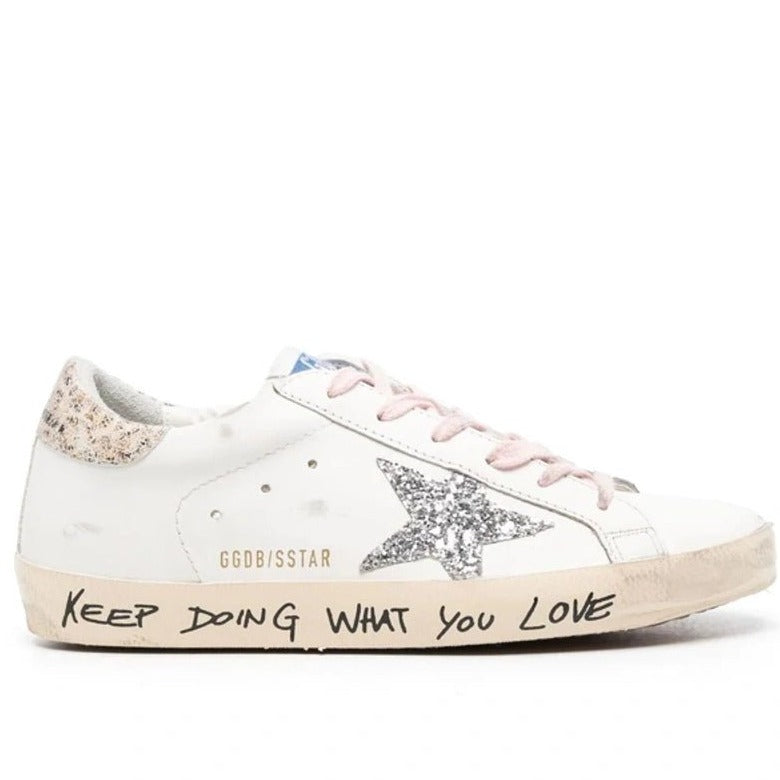 حذاء Golden Goose Super Star بنجمة من اللمعان 5