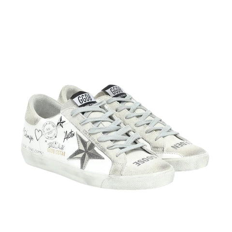Golden Goose Super-Star Leather Sneakers - BEAUTY BAR
