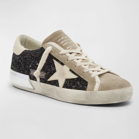 Golden Goose Superstar Glitter Low-Top Sneakers - BEAUTY BAR