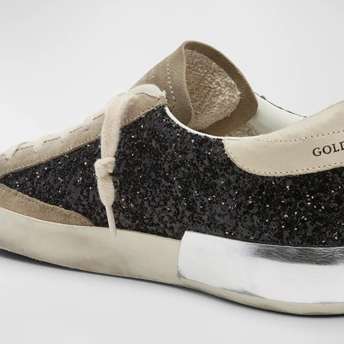 Golden Goose Superstar Glitter Low-Top Sneakers 2