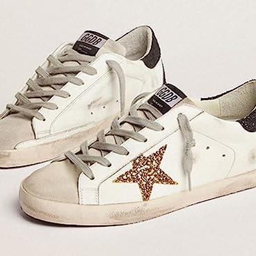 Golden Goose White Leather Sneakers For Women Low Top 2
