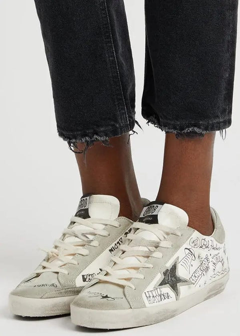 Golden Goose Women's White Superstar Low-top Trainers - BEAUTY BAR
