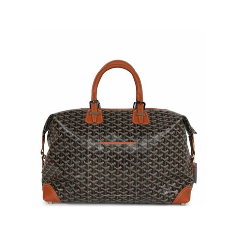 Goyard Travel Bag Brown Leather Handbag - BEAUTY BAR