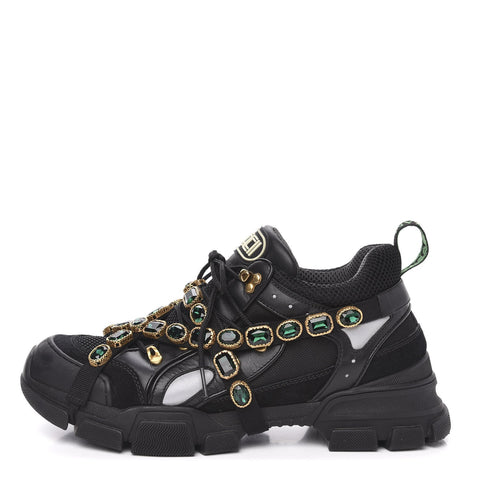 Gucci Flashtrek Sneakers With Removable Crystals - BEAUTY BAR