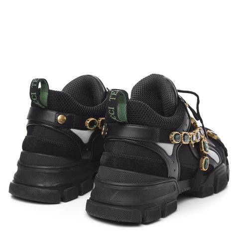 Gucci Flashtrek Sneakers With Removable Crystals - BEAUTY BAR
