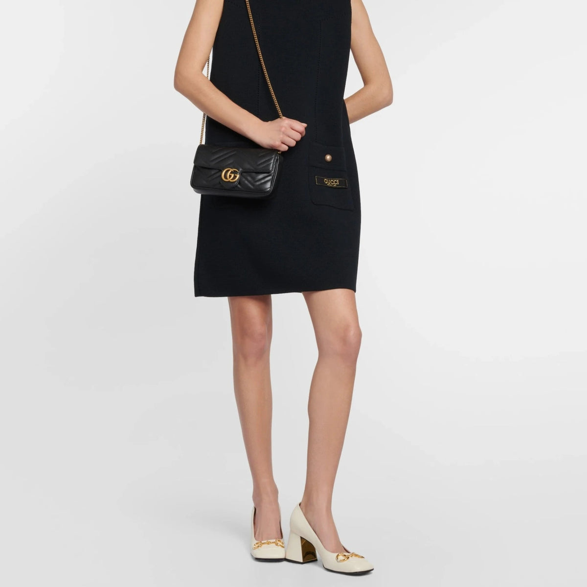 Gucci GG Marmont Leather Wallet On Chain 5