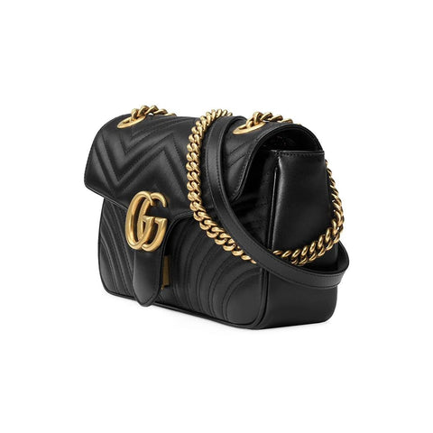 Gucci GG Marmont Small Matelassé Leather Shoulder Bag - BEAUTY BAR