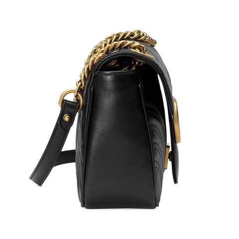 Gucci GG Marmont Small Matelassé Leather Shoulder Bag - BEAUTY BAR