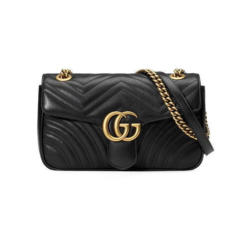 Gucci GG Marmont Small Matelassé Leather Shoulder Bag - BEAUTY BAR