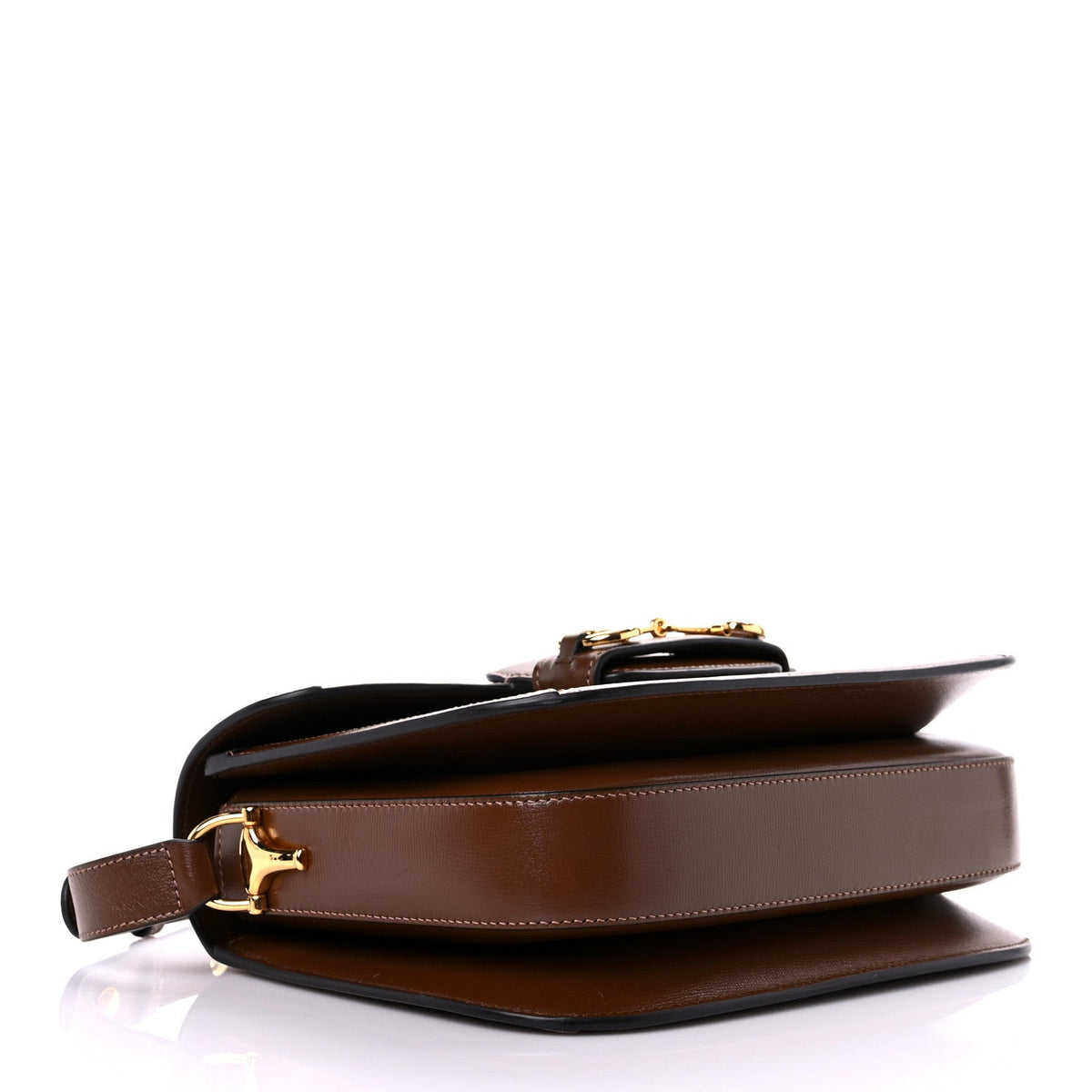 Gucci GG Supreme Monogram Horsebit 1955 Shoulder Bag Beige Brown Sugar 3