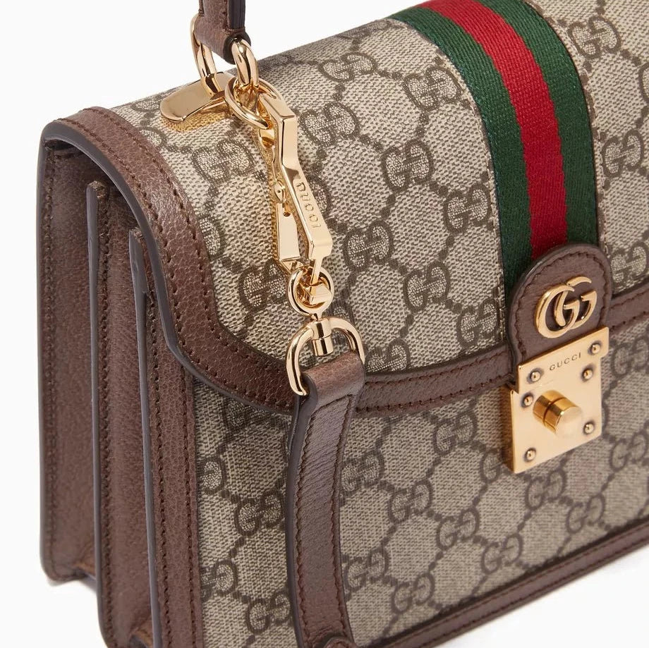 Gucci Small Ophidia Top Handle Bag In GG Supreme 3