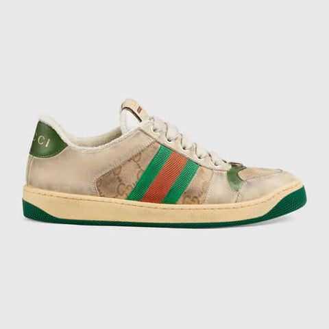 Gucci Women Screener Sneaker Green - BEAUTY BAR