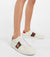 Gucci Women's Ace Embroidered Sneaker - White/Green/Red - BEAUTY BAR