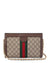 Gucci Women's Grey-Brown Gg Supreme Leather Shoulder Bag - BEAUTY BAR