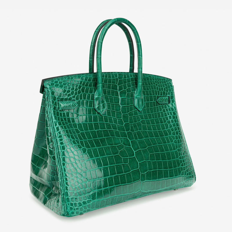 Hermès Birkin 30 Crocodile Porosus Vert Emeraude 3