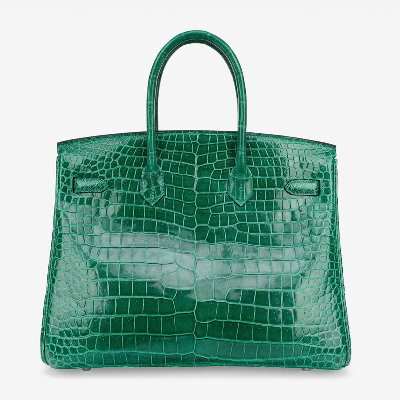Hermès Birkin 30 Crocodile Porosus Vert Emeraude 4