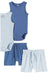 H&M 2-Pack Bodysuits & Short In Soft Cotton Jersey Blue - BEAUTY BAR