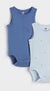 H&M 2-Pack Bodysuits & Short In Soft Cotton Jersey Blue - BEAUTY BAR