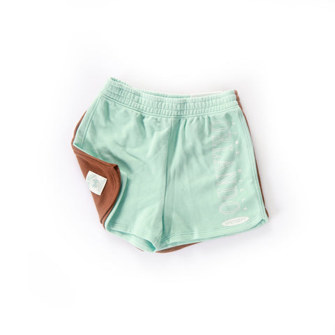 H&M 2-Pack Cotton Jersey Shorts Brown/Light turquoise - BEAUTY BAR