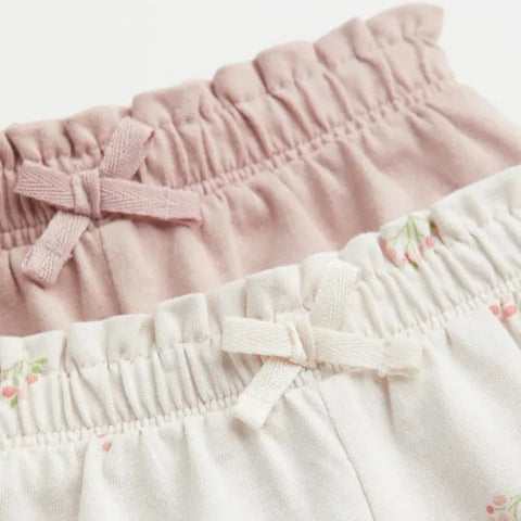 H&M 2-Pack Cotton Shorts Light Pink/Berries - BEAUTY BAR