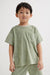 H&M 2-Pack T-Shirts Green/Light Grey Marl - BEAUTY BAR