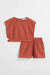 H&M 2-Piece Top & Shorts Set Brick Red - BEAUTY BAR